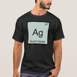 Camiseta con símbolo del elemento químico Ag - Ava