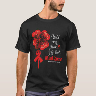 Camiseta Con Suerte Venceré la Conciencia del Cáncer de San