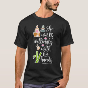 Camiseta Con sus manos Masajista Terapia Terapia de Masaje