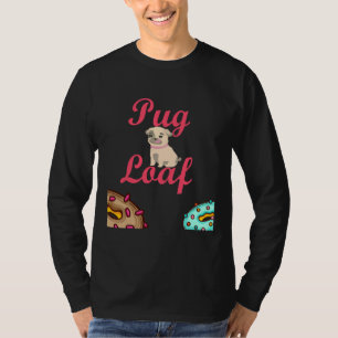 camiseta con tazas, pegatinas de pug, amante de lo