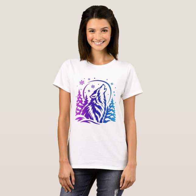 Camiseta Con tema de invierno  (Anverso completo)