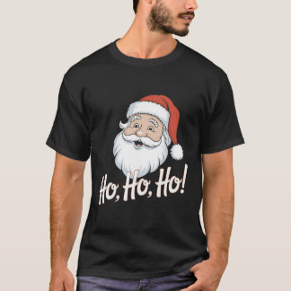 Camiseta con temas de Navidades Ho, Ho, Ho
