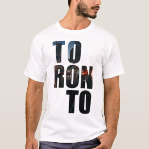 Camiseta con texto de Toronto