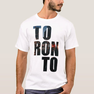 Camiseta con texto de Toronto