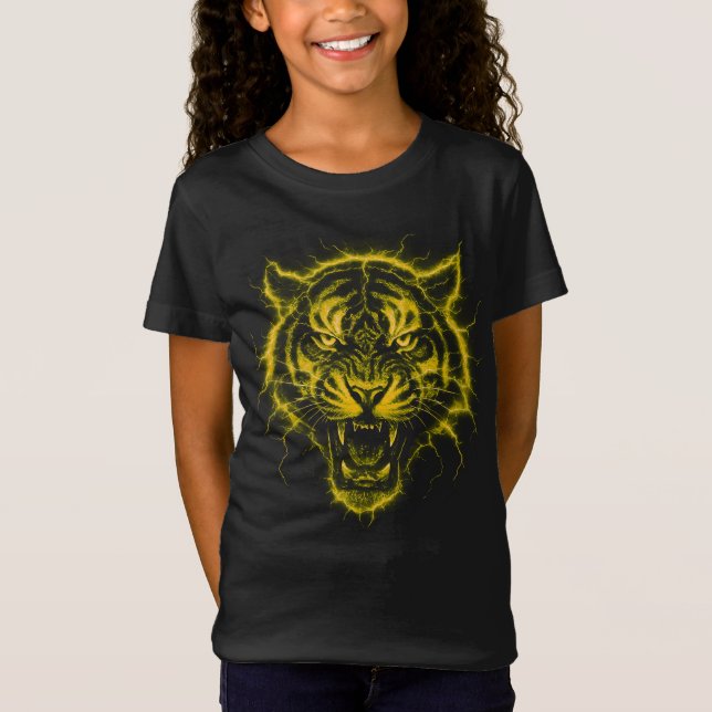 Camiseta con tigre eléctrico (Anverso)