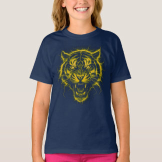 Camiseta con tigre eléctrico