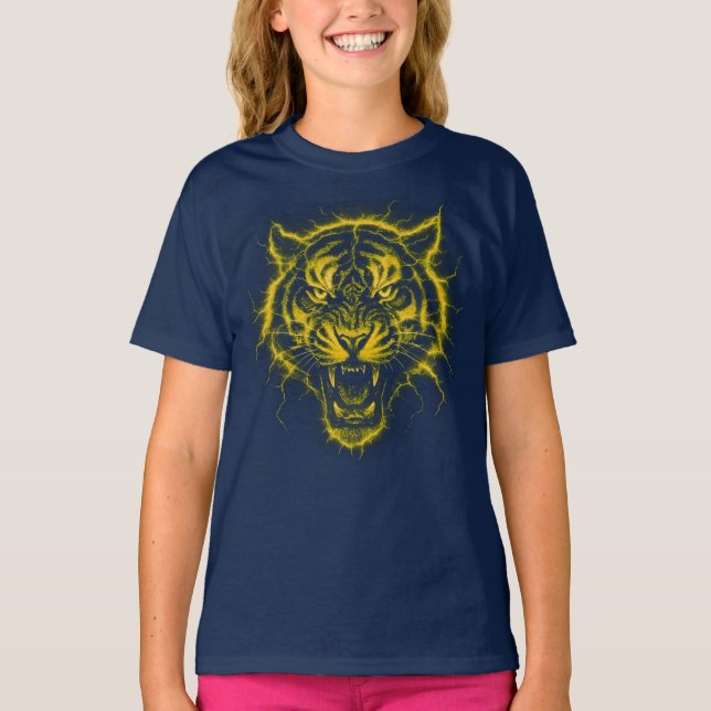 Camiseta con tigre eléctrico (Anverso)