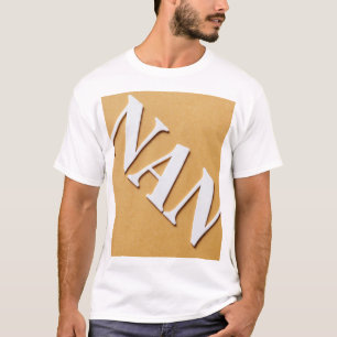 Camiseta con tipografía neón de NAN Tamil