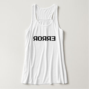 CAMISETA CON TIRANTES Я OЯ Я Ǝ ERROR