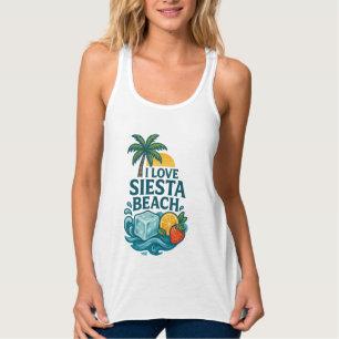 Camiseta Con Tirantes A las mujeres les encanta el Tank de Playa Siesta