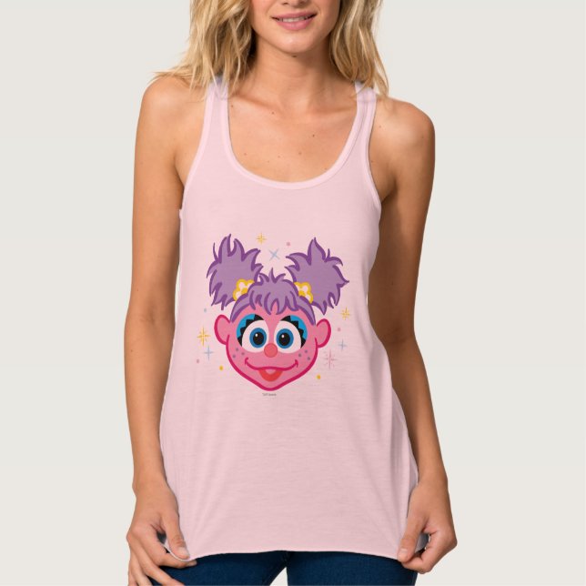 Camiseta Con Tirantes Abby Smiling Face (Anverso)