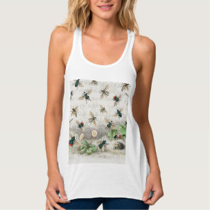 Camiseta Con Tirantes Abeja Miel Trabajador Reina Abejas Antigüo
