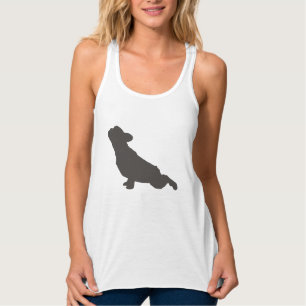 Camiseta Con Tirantes Actitud de la yoga del bulldog francés