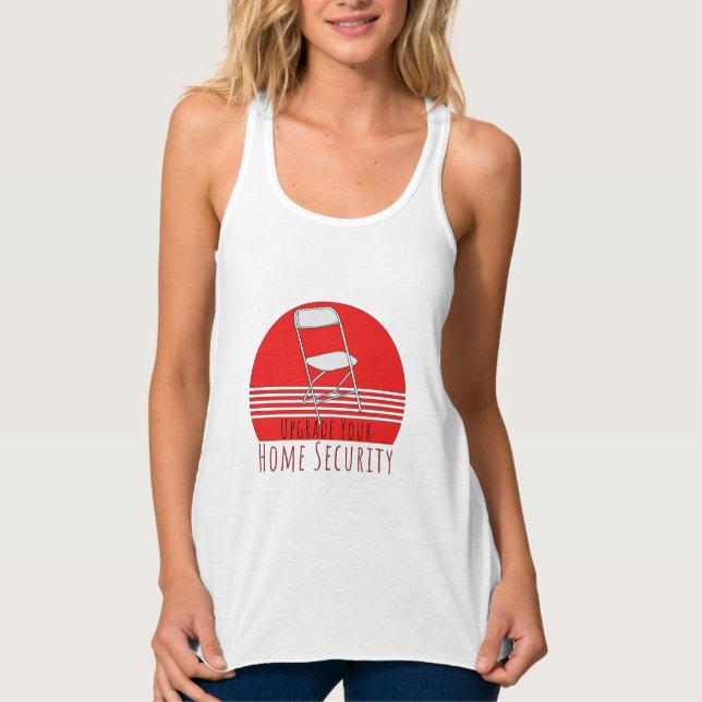 Camiseta Con Tirantes Actualice su seguridad personal (Anverso)