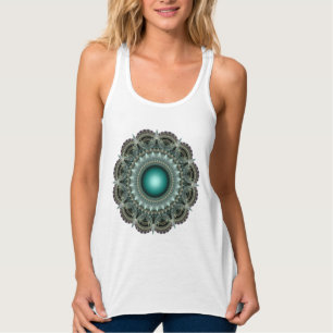 Camiseta Con Tirantes Adorno de estrella fractal brillante