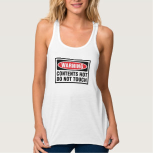 CAMISETA CON TIRANTES ADVERTENCIA!! ¡¡CALIENTE DE CONTENIDO!!