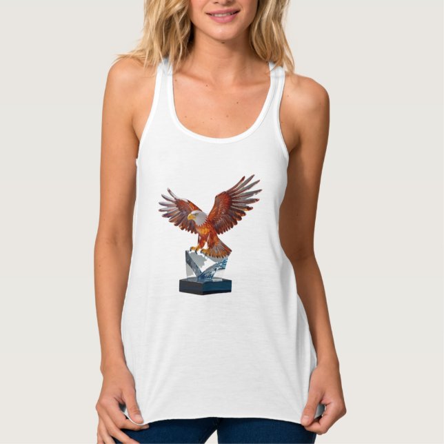 Camiseta Con Tirantes Águila de cristal (Anverso)