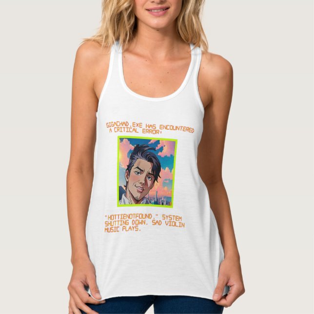 Camiseta Con Tirantes Almost Gigachad (Anverso)
