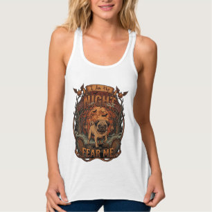 Camiseta Con Tirantes Am Noche Me Teme Pug Halloween Luna_1