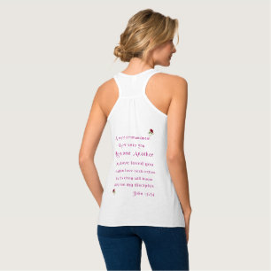 Camiseta Con Tirantes Amaos unos a otros como yo os he amado 2 caras