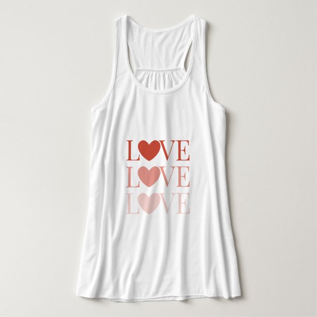 Camiseta Con Tirantes Amar (Diseño del anverso)