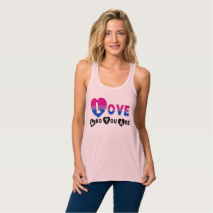 Camiseta Con Tirantes Amar quién eres - Versión bisexual