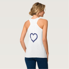Camiseta Con Tirantes Ametismo púrpura y amor zafiro azul