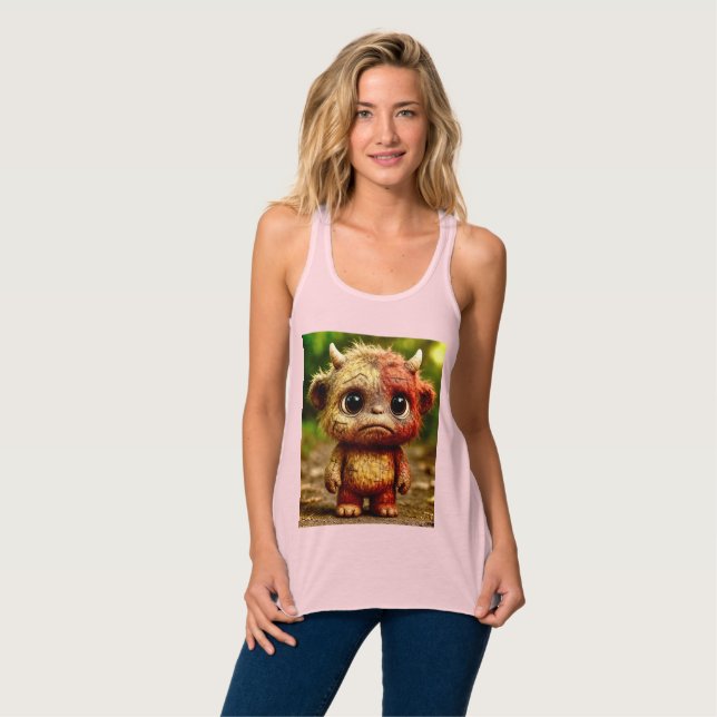 Camiseta Con Tirantes Amigos extraños - Poster del Demon Baby Triste (Anverso completo)