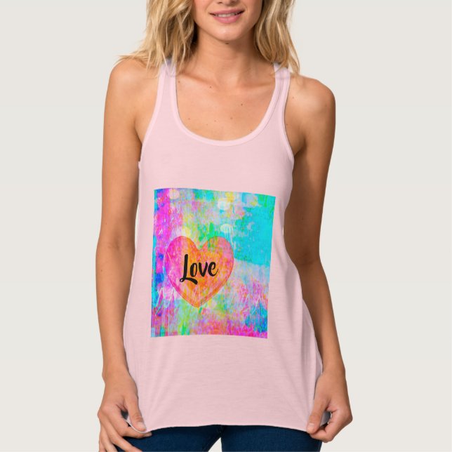 Camiseta Con Tirantes Amor al corazón del Boho (Anverso)