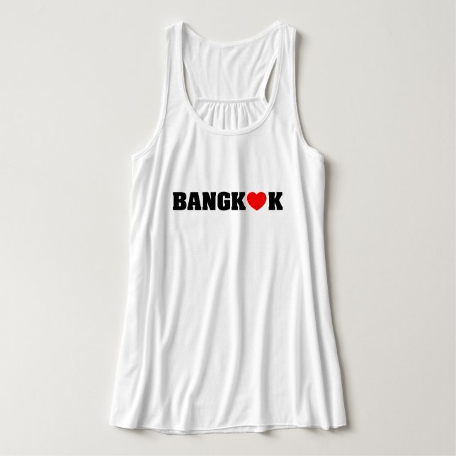 CAMISETA CON TIRANTES AMOR BANGKOK (Diseño del anverso)