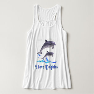 Camiseta Con Tirantes Amor de delfines