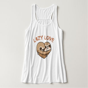 Camiseta Con Tirantes Amor perezoso