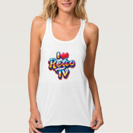 Camiseta Con Tirantes Amor Televisión Retro