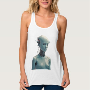 Camiseta Con Tirantes Android paranoico - Tee artístico de Radiohead