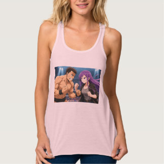 Camiseta Con Tirantes Anime Showdown: Luchador vs Heroína
