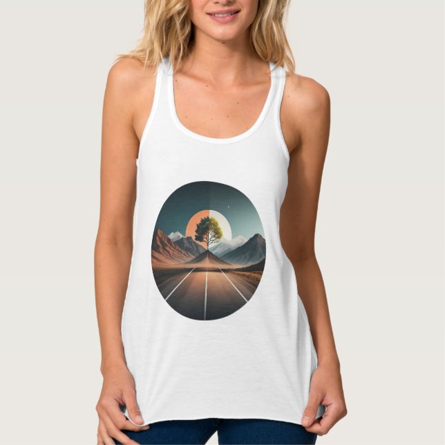Camiseta Con Tirantes Árbol de postre (Anverso)