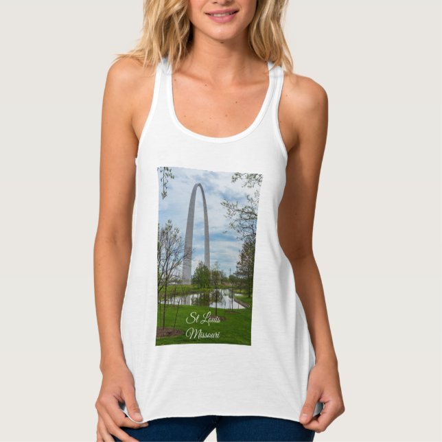 Camiseta Con Tirantes Arco desde la punta del tanque de Park (Anverso)