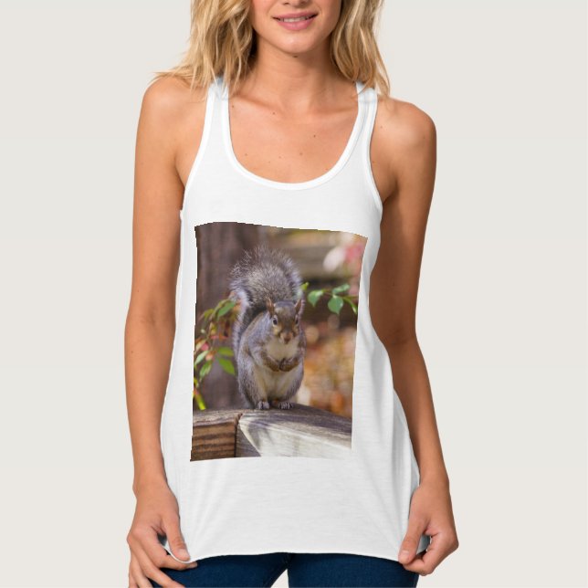 Camiseta Con Tirantes Ardilla mendicante (Anverso)