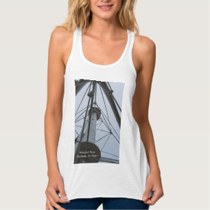 Camiseta Con Tirantes Arriba, punto de ballena