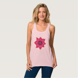 Camiseta Con Tirantes Arte floral de Mandala Canto femenino Bella+Canvas