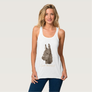 Camiseta Con Tirantes Arte lindo del realista del dibujo del retrato del