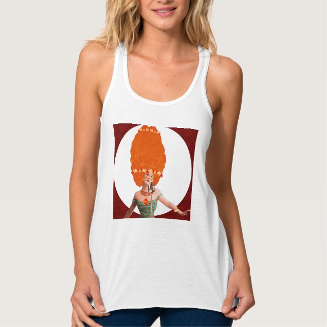 Camiseta Con Tirantes Arte retrato (Anverso)