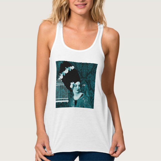 Camiseta Con Tirantes arte retrato (Anverso)