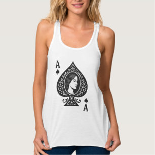 Camiseta Con Tirantes As de espadas — Emblema de Lady Cameo Filigree