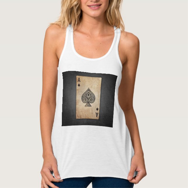 Camiseta Con Tirantes As de espadas lanzar almohada (Anverso)