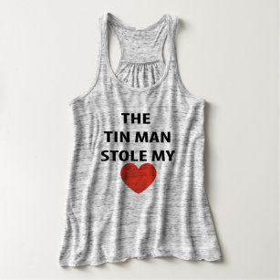 Camiseta Con Tirantes Asistente de Hombre de Tin Vintage para Oz Románti