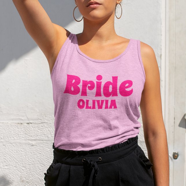 Camiseta Con Tirantes Bachelorette de novia personalizada (Subido por el creador)
