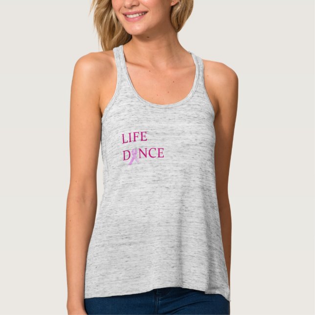 Camiseta Con Tirantes Baile en la lluvia Tank de Conciencia sobre el Cán (Anverso)