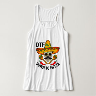 Camiseta Con Tirantes Baja a la Fiesta