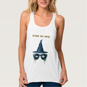Camiseta Con Tirantes Bajo mi hechizo - Bruja de ojos azules